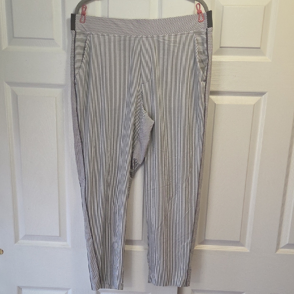 Athleta Brooklyn Striped Ankle Pants